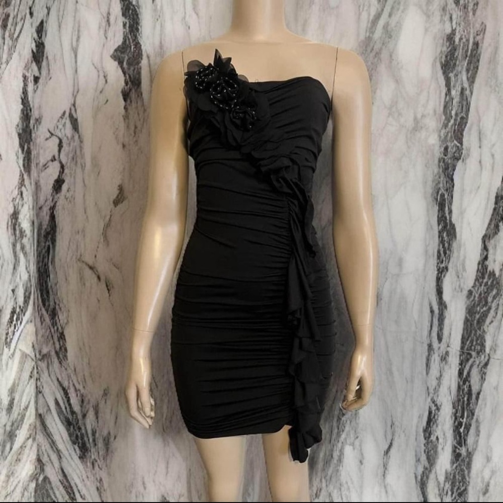 Black formal dress